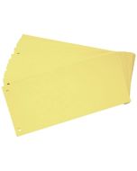 Photo OXFORD : Lot de 100 intercalaires en carton - Jaune 100205026
