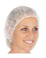 Lot de 100 Bonnets jetables BETTINA Blanc HYGONORM
