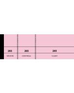 PASSE - PARTOUT Lot de 100 tickets - Rose (Carnet 214 ELVE Lebon et Vernay)