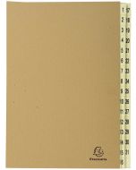 Trieur Numérique 31 compartiments Brun EXACOMPTA 22219E