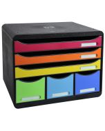Caisson à 6 Tiroirs - Multicolore : EXACOMPTA Store-Box MAXI photo