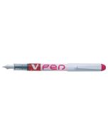Stylo plume jetable - Rose : PILOT V-Pen Visuel