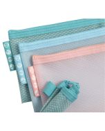 Pochettes à fermeture éclair - 170 x 120 mm - Assortiment : EXACOMPTA Chromaline Pastel image