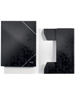 Photo Chemise à élastique WOW A4 - 3 rabats - Noir LEITZ Image