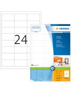 Étiquettes adhésives blanches - Multi-usages 4614  Herma 