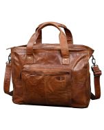 Grand sac à main - Cuir Marron : PRIDE ET SOUL Royal Visuel