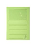 EXACOMPTA  50153E : Chemises à fenêtre Super - Vert clair