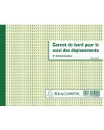 Carnet de bord du Véhicule Suivi des déplacements EXACOMPTA 5090E
