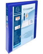 51842BE EXACOMPTA  : Classeurs personnalisables avec 3 pochettes - Bleu - Dos de 44 mm