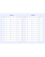 ELVE : Registre toilé de 200 pages Courrier  sortant départ 520