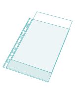 Lot de 10 Pochettes perforées à soufflet - A4 - Ouverture haut : EXACOMPTA Visuel