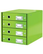 Photo Boite de classement WOW - 4 tiroirs - Vert LEITZ Click et Store Image