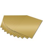 Carton de Bricolage 500 x 700 mm - Or brillant - 300 g/m² : FOLIA Visuel