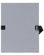 Chemise à sangle toilée - Dos extensible - Gris : EXACOMPTA Photo