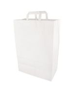 Sac en Papier - 320 x 170 x 440 mm - Kraft Blanc PAPSTAR Lot de 50 image