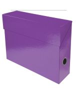 EXACOMPTA : Boîtes de classement Violet Iderama - Dos 90 mm 89926E