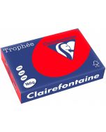 Ramette de papier de 250 feuilles A3 160g - Rouge Corail : CLAIREFONTAINE Trophée Photo