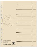 Photo Intercalaires en carton 240 x 300 mm - Chamois HERLITZ 10840205