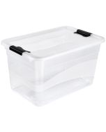 Photo Boite de rangement à couvercle - 52 litres - Transparent KEEEPER Cornelia