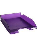 Photo Corbeille à courrier Combo - Violet translucide EXACOMPTA Image