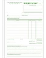 DEVIS / OFFRE DE PRIX Carnet autocopiant Tripli (13146E Exacompta) MODELE
