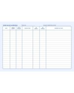 Photo Carnet de bord véhicule Suivi kilométrique 297 x 210 mm ELVE 2094 modèle