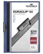 Photo Chemise de présentation A4 à clip - Bleu foncé (DURABLE 2238-07)