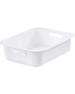 Photo Corbeille de rangement - 280 x 370 x 100 mm - Blanc SMARTSTORE Basket Recycled