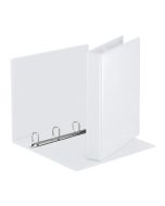 Photo Classeur personnalisable avec 2 Pochettes - Blanc - 4 anneaux de 30 mm : ESSELTE