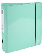 Photo Classeur à levier pour A4 - Dos Rond 80 mm - Vert Pastel EXACOMPTA Aquarel 