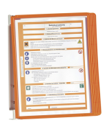 Photo Pupitre à fixation murale - Gris / orange : DURABLE VARIO Lot de 5