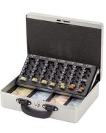 Photo Caisse à monnaie avec Monnayeur - Argent  MAUL