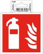Photo Panneau adhésif - Extincteur - 100 mm - Rouge EXACOMPTA