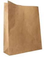 Photo Sac en papier à fond plat - 400 x 320 x 110 mm - Brun PAP STAR