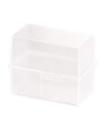 Photo Boite pour fiches en plastique - Format A6 - Blanc translucide : HAN 976-63 
