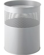 Photo Corbeille à papier en acier 15 litres - Argent : HELIT H2515799