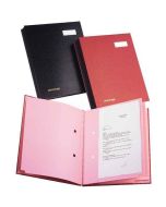 Parapheur Double Clips - Noir - 20 compartiments : EMEY