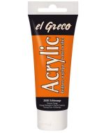 Peinture acrylique EL Greco - 75 ml - Orange pur KREUL  tube