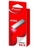 Photo MAPED : Boite de 5000 agrafes zinguées - 26/6 - 324606