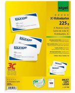 Photo SIGEL LP795 : Cartes de visite 3C extra blanches - 225 g