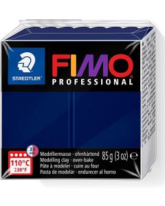 Pâte à Modeler durcissante au four FIMO Professional - 85 g - Bleu marine : STAEDTLER Visuel