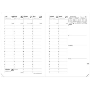 Recharge pour agenda 2025 - 160 x 240 mm QUO VADIS Ministre pages