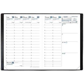 Agenda Semainier de poche 2025 - Ministre - 160 x 240 mm - Assortiment QUO VADIS PAGES