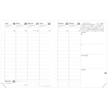 Recharge pour agenda de bureau 2025 - 210 x 270 mm QUO VADIS Président