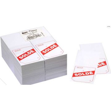 Photo Étiquettes d'affichage Soldé 50 x 125 mm AGIPA 064010