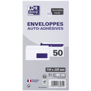 Enveloppes avec fenêtre DL - 110 x 220 mm OXFORD  Modèle