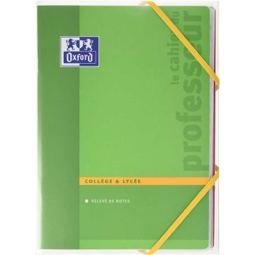 Cahier de Textes Professeurs - Collège et Lycée - 210 x 297 mm : OXFORD Modèle