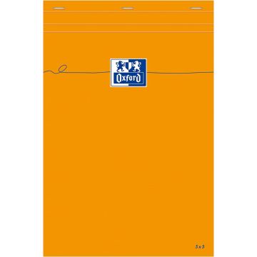 Bloc-Notes quadrillé - Couverture orange - 74 x 105 mm : OXFORD Image