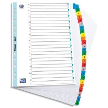 Jeu de 26 Intercalaires Alphabétiques en carton - 230 x 297 mm : OXFORD Modèle