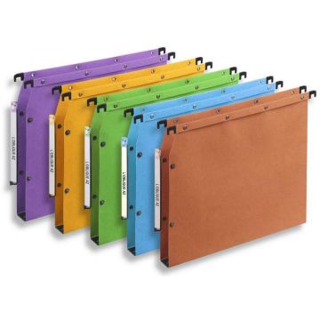 Dossiers suspendus Armoire - 30 mm - Assorti ELBA L'OBLIQUE AZV Lot de 25 visuel